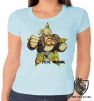 Baby look blusa feminina Steve Magal irmão jorel - Foto 2