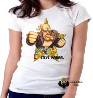 Baby look blusa feminina Steve Magal irmão jorel - Foto 5