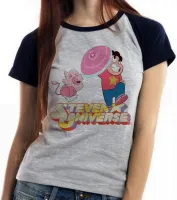 Baby look blusa feminina Steven Universe desenho - Foto 4