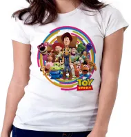 Baby look blusa feminina Toy Story woody jessie buzz lightyear - Foto 6