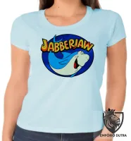 Baby look blusa feminina tutubarao jabberjaw tubarão jaws - Foto 2