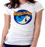 Baby look blusa feminina tutubarao jabberjaw tubarão jaws - Foto 5