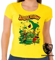 Baby look blusa feminina tutubarão tubarão jabberjaw desenho - Foto 3