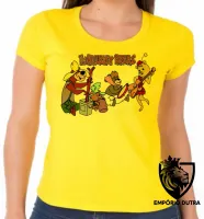 Baby look blusa feminina zé buscapé familia the hillbilly bears hanna barbera - Foto 5
