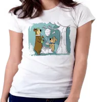 Baby look blusa feminina Zé Colméia e Catatau urso - Foto 4