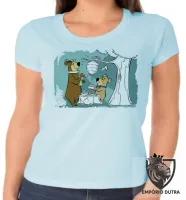 Baby look blusa feminina Zé Colméia e Catatau urso - Foto 6