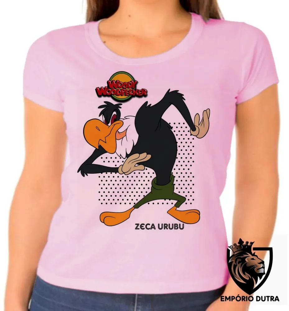 Baby look blusa feminina Zeca Urubu pica pau