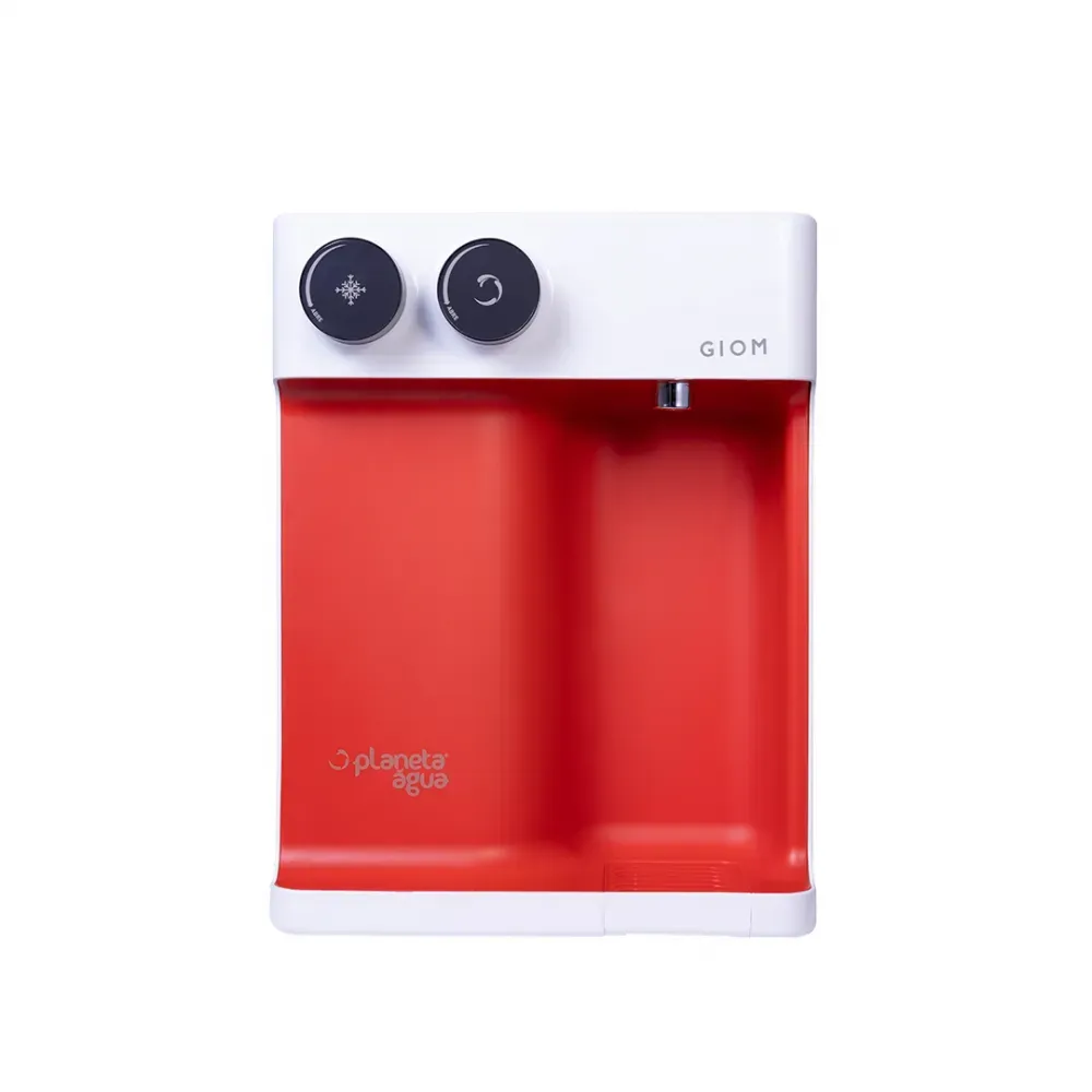 Purificador de Água Natural, Gelada e Alcalina GIOM 127V - Vermelho