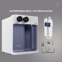 Purificador de Água Natural, Gelada e Alcalina GIOM 127V - Cinza - Foto 3