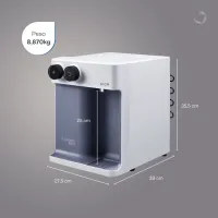 Purificador de Água Natural, Gelada e Alcalina GIOM 127V - Cinza - Foto 4