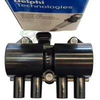 Bobina de Ignição DELPHI GM Corsa 1.6 16v Gasolina ano 1998 1999 2000 2001 2002 2003  4 Pinos  DS20013 - Foto 2