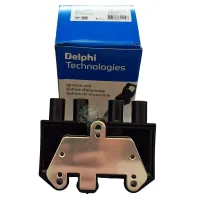 Bobina de Ignição DELPHI GM Corsa 1.6 8v Gasolina ano 1998 1999 2000 2001 2002 2003 2004 2005 4 Pinos  DS20013 - Foto 4
