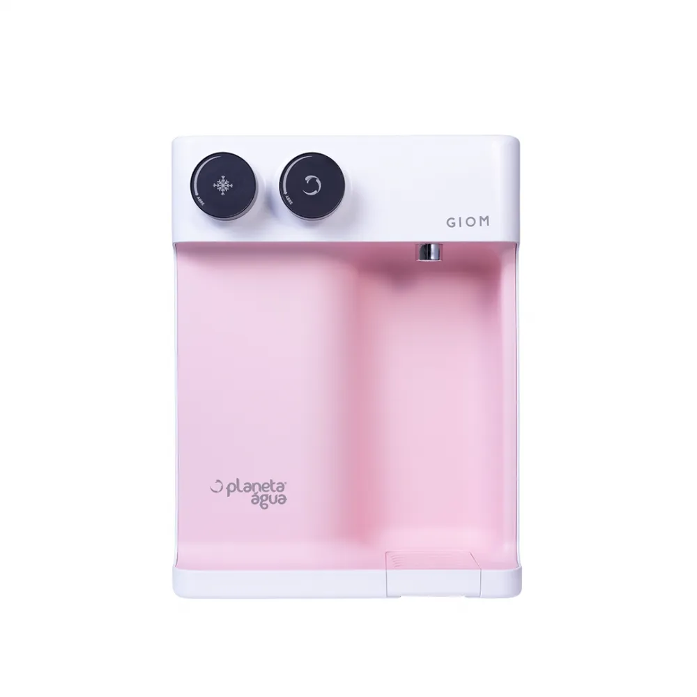 Purificador de Água Natural, Gelada e Alcalina GIOM 220V - Rosa