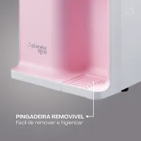 Purificador de Água Natural, Gelada e Alcalina GIOM 220V - Rosa - Foto 5