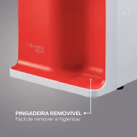 Purificador de Água Natural, Gelada e Alcalina GIOM 127V - Vermelho - Foto 5