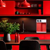 Purificador de Água Natural, Gelada e Alcalina GIOM 127V - Vermelho - Foto 6