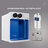 Purificador de Água Natural, Gelada e Alcalina GIOM 127V - Azul - Foto 3