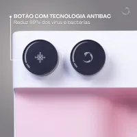 Purificador de Água Natural, Gelada e Alcalina GIOM 127V - Rosa - Foto 4