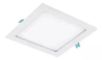 Luminaria painel Led Embutir Quadrado 12W Slim  