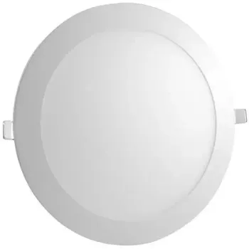 Luminaria painel Led Embutir   Redonda 25w Slim