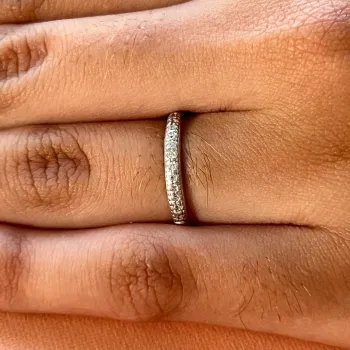  Anel de prata 950 -  MA160 - Foto 2