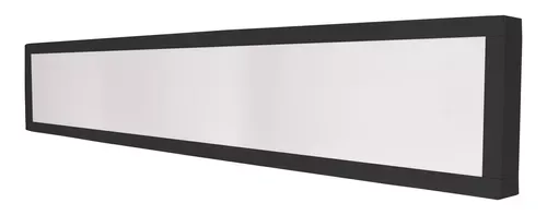 Luminaria Painel Led  Sobrepor 36w 20x120cm  preto