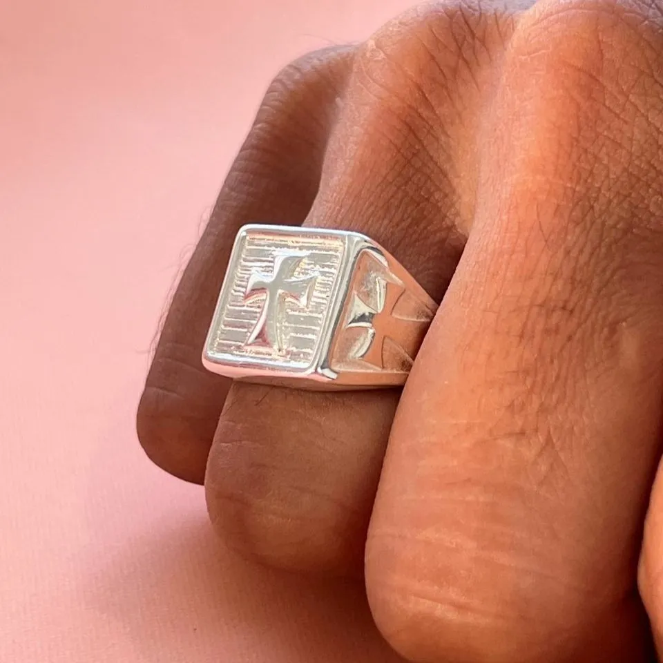 Anel de prata 950 Masculino - AN2768