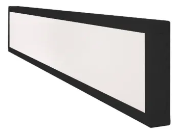 Luminaria Painel Led  Sobrepor 24w 30x60cm  preto