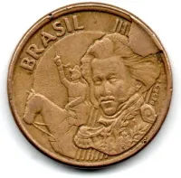 2002 - 10 Centavos - ERRO: Cunho Quebrado - Moeda Brasil