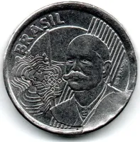 2009 - 50 Centavos - ERRO: Cunho Quebrado e Rachado - Moeda Brasil