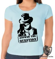 Baby look blusa feminina Answer the question chapeu cap - Foto 6