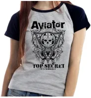 Baby look blusa feminina Aviador avião Top Secret - Foto 2