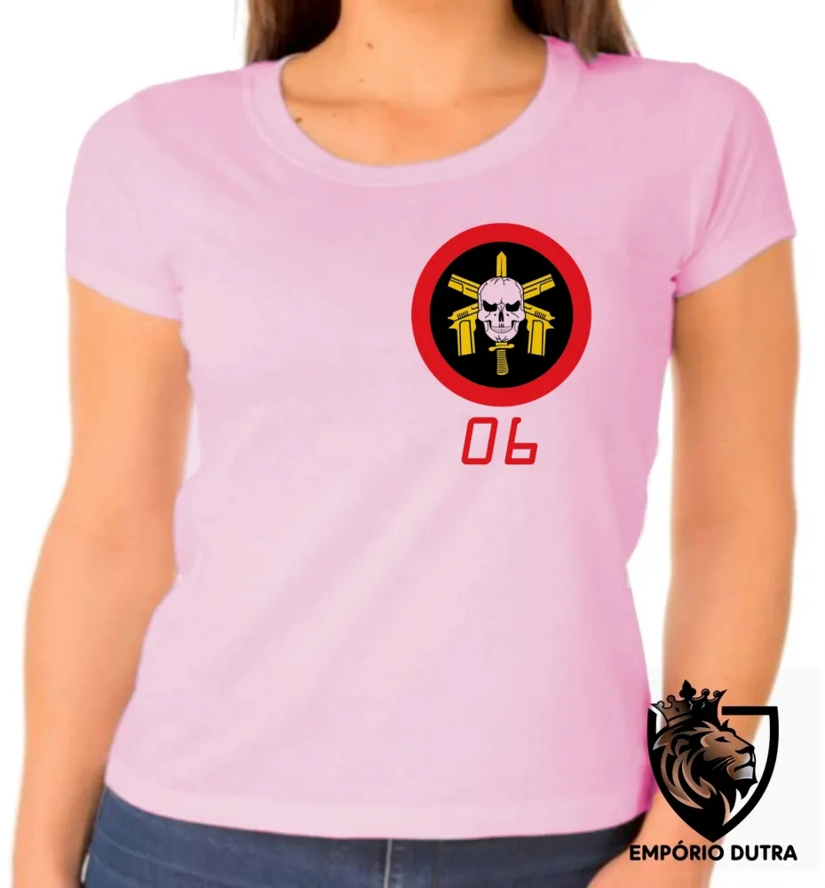 Baby look blusa feminina BOPE tropa de elite