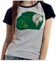 Baby look blusa feminina Brócolis couve flor ghost fantasma - Foto 4