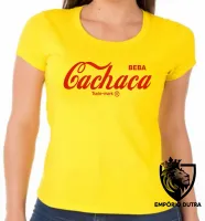 Baby look blusa feminina coca Cachaça beba pitu cola - Foto 2