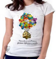 Baby look blusa feminina Casa balões - Foto 2