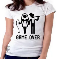 Baby look blusa feminina Acorda Humano et alien ovni - Foto 6