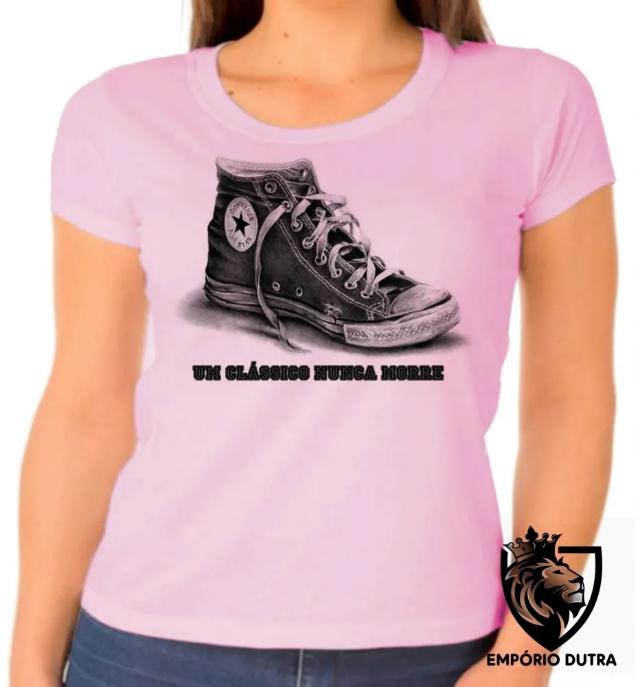 Baby look blusa feminina all star Clássico nunca morre