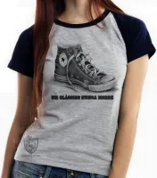 Baby look blusa feminina all star Clássico nunca morre - Foto 4
