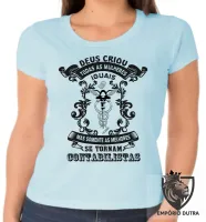 Baby look blusa feminina Contabilista mulheres melhores - Foto 2