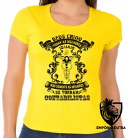 Baby look blusa feminina Contabilista mulheres melhores - Foto 3