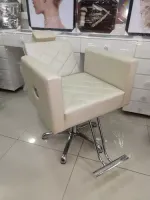 Cadeira Poltrona Cabeleireiro Barbeiro Reclinável Evidence Cor Pérola - Foto 4