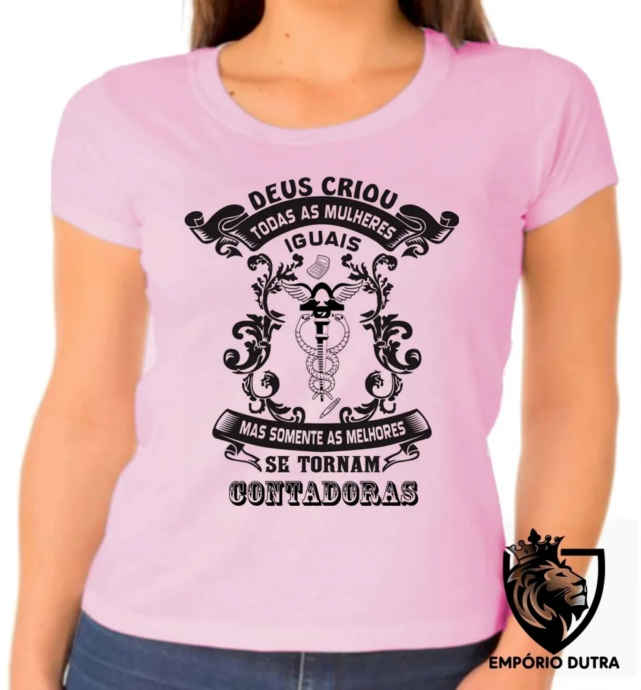 Baby look blusa feminina Contadoras mulheres melhores