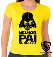 Baby look blusa feminina Darth vader melhor pai da galaxia - Foto 2
