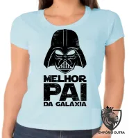 Baby look blusa feminina Darth vader melhor pai da galaxia - Foto 3