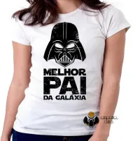 Baby look blusa feminina Darth vader melhor pai da galaxia - Foto 6