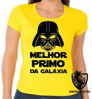 Baby look blusa feminina darth vader melhor primo galaxia star wars - Foto 2