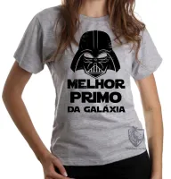 Baby look blusa feminina darth vader melhor primo galaxia star wars - Foto 4