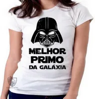 Baby look blusa feminina darth vader melhor primo galaxia star wars - Foto 6