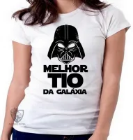 Baby look blusa feminina darth vader melhor tio galaxia star wars - Foto 4